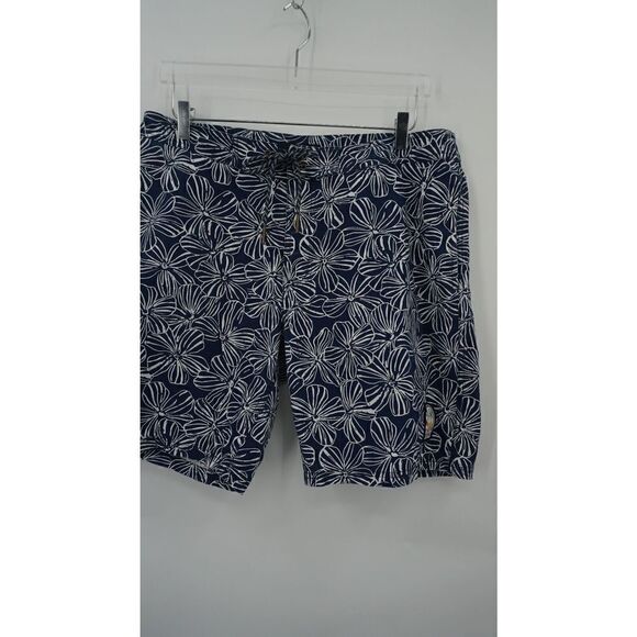 Reyn Spooner Men's Size 36 Mala Melia Boardshorts Cotton Floral Blue White Swim - Picture 5 of 12